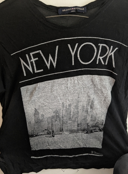 Brandy Melville New York Baby Doll Tee - Picture 2 of 4
